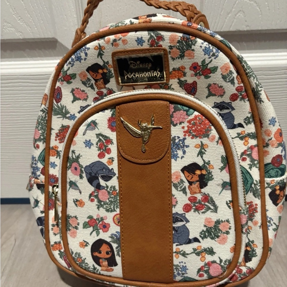 Disney Pocahontas Floral Print Backpack